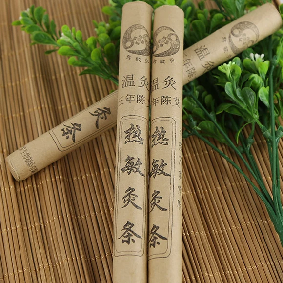 Wholesale High Quality Warm Moxibustion Pure Moxa Sticks Handmade Moxa Rolls