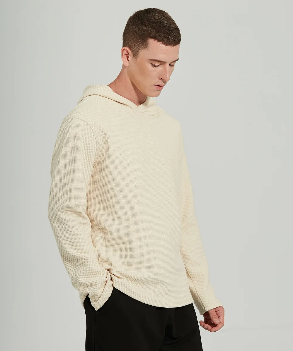 Custom cotton Lulu Mens Hoodie Training Sweatshirt Jogging Pullover Running Sports Hooded Jacket Men Jumper