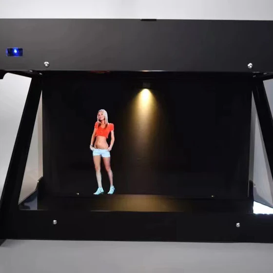 New Advertising Hologram 3D Display / 180 Degree 3D Holographic projection