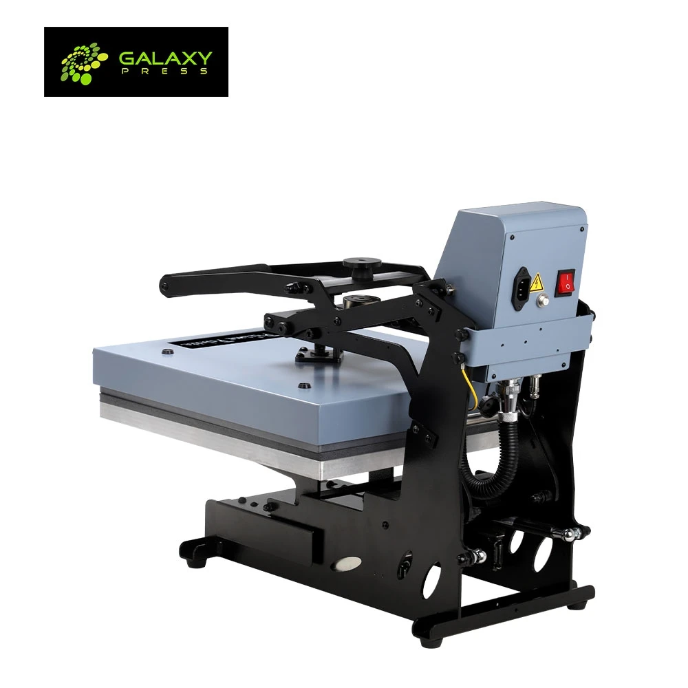 Galaxy Wholesale Hobby Press Gs-804 Flat Heat Press Transfer Machine Ramlock Ramspin Automatique Heat Press 16X20 For T-Shirt A3