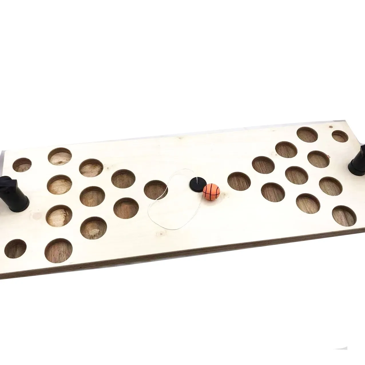 bar party game plywood mini beer pon game  plastic cups and balls drinking game