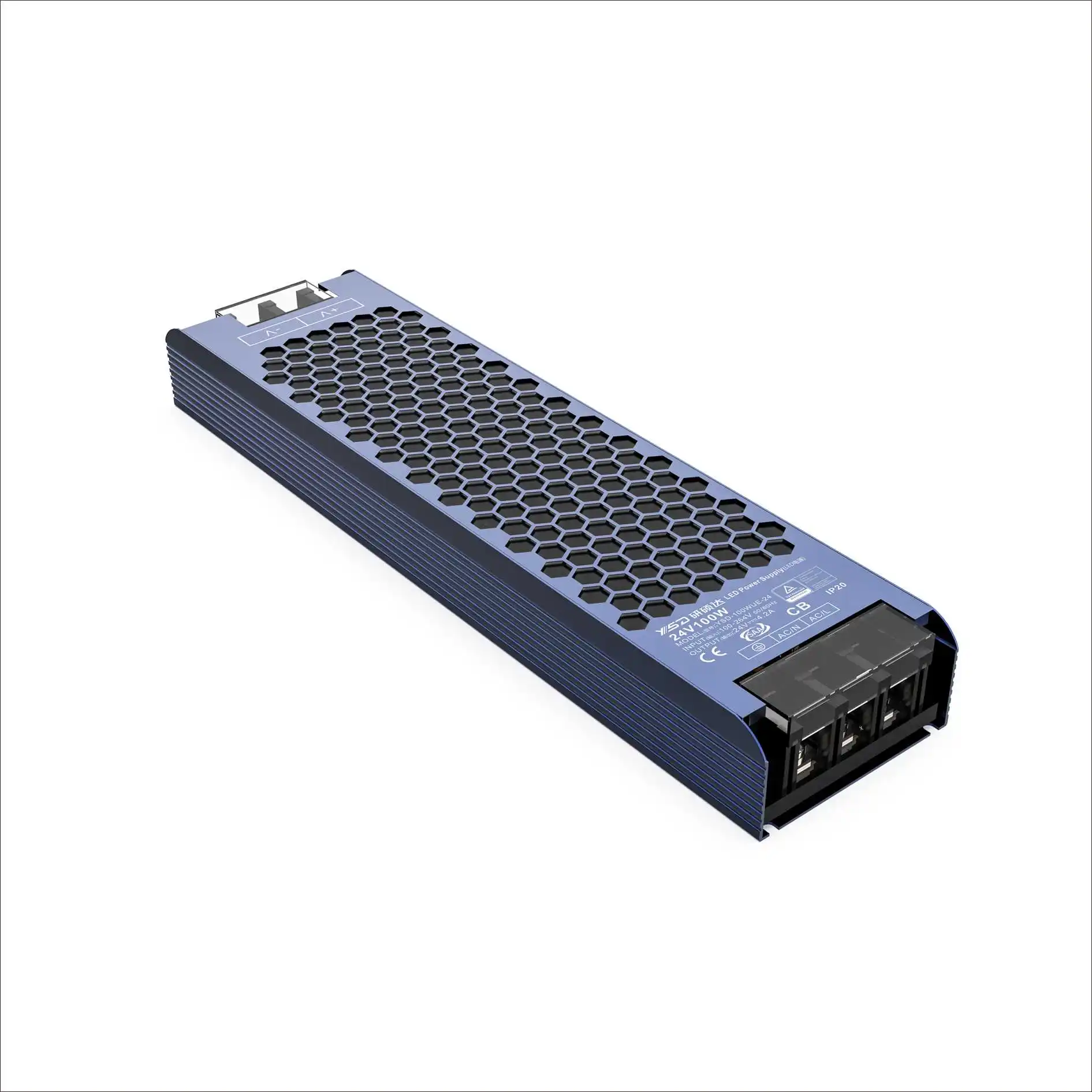 AC100-277VAC output voltage 12v 24v 36v 48v led driver IP20 350w high PFC led power supply