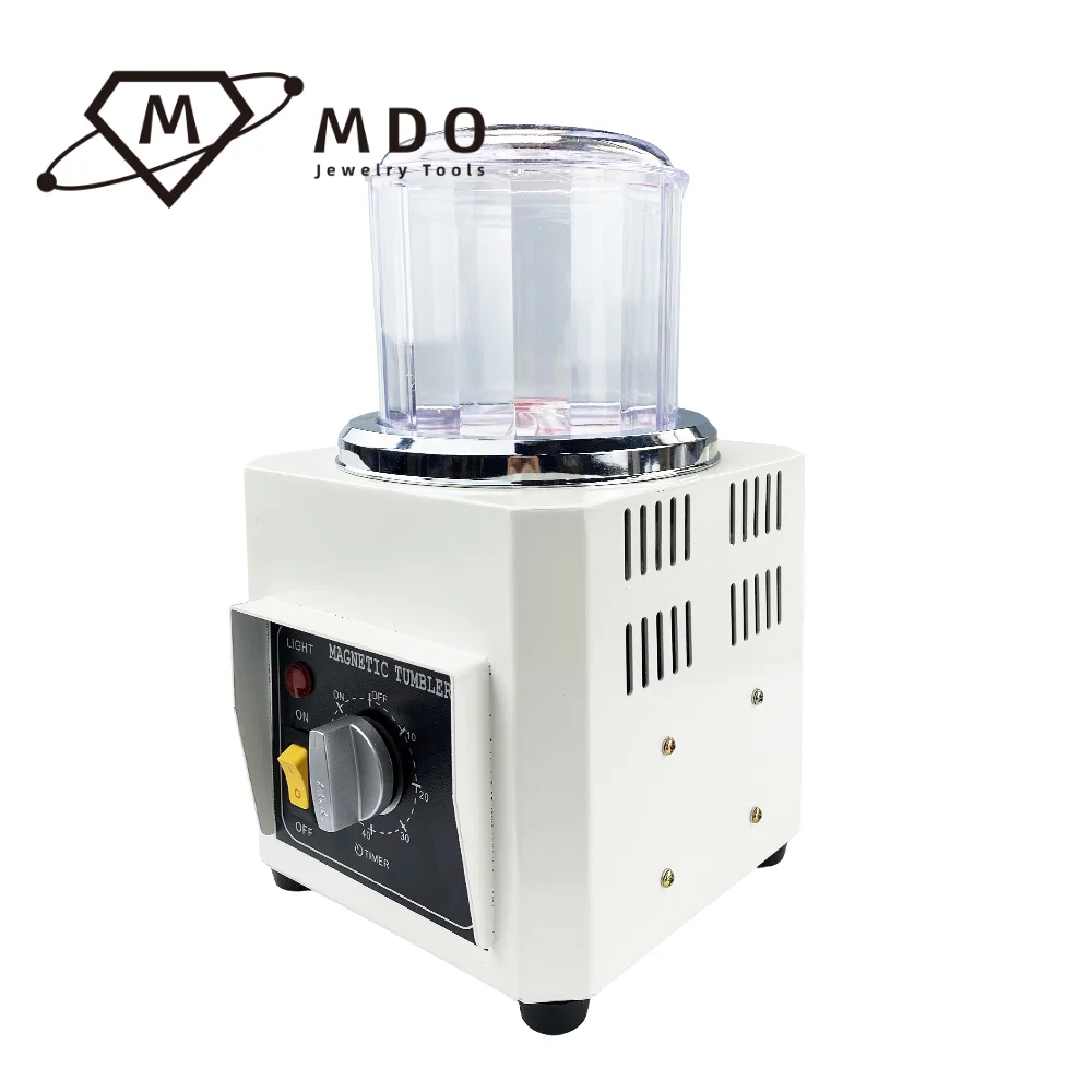 220V/110V KT-90 Magnetic Tumbler Polishing Machine Grinder Jewelry Magnetic Polisher for Hardware Deburring Chamfering