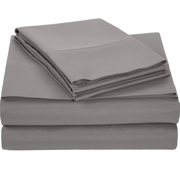 Bed Sheets 1800 Egyptian Cotton Feel Print Microfiber Fabric