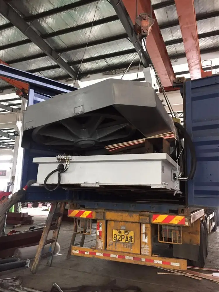 
H-1500 Double-column Horizontal Metal Cutting Machine GW42150 Band Saw 1500*1500mm 30000KGS 15000*80*1.6mm 15kw 15W Red CE 