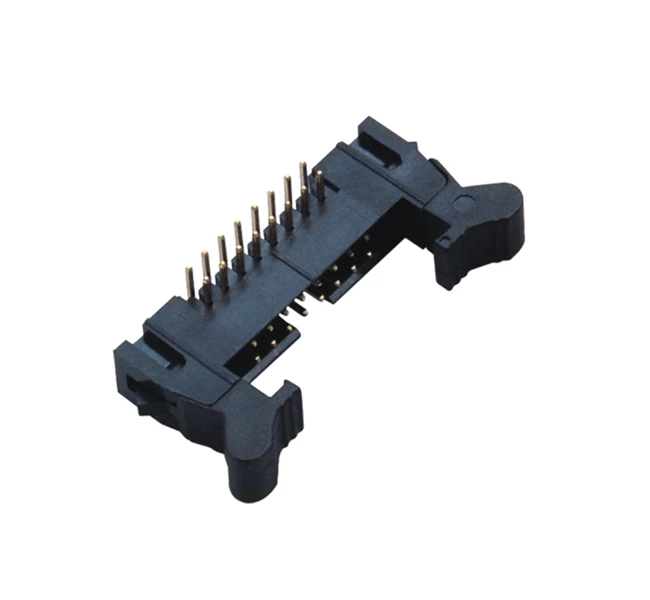 Ejector Header Connector Samtec EHT Series 2mm Pitch 2x8PIN 16PIN Dual Row Right Angle Latch Lock Eject Hooks