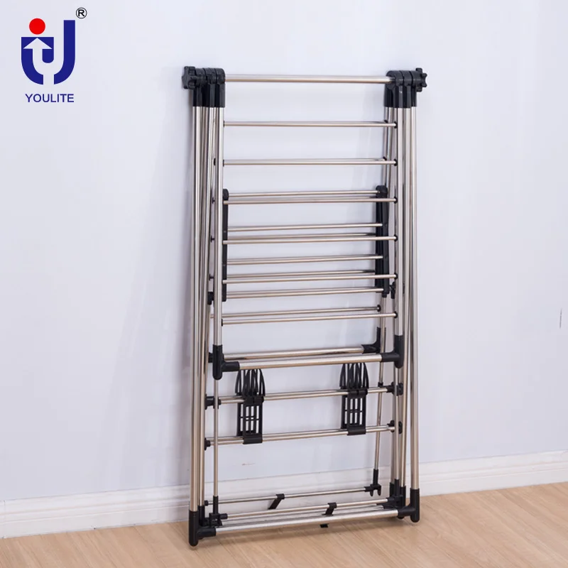 Fashion Steel Butterfly Clothes Airer Folding Drying Rack