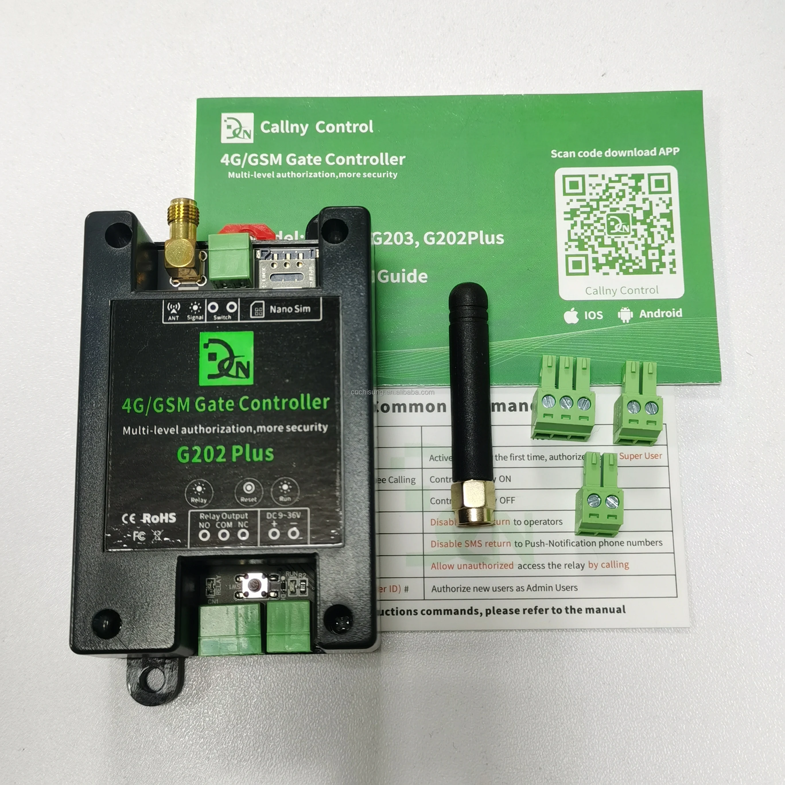 Dialer 2G Gsm gate opener Alarm Controller G202 Plus Use for Automatic Opener Electric Lock Receiver Gate Opener