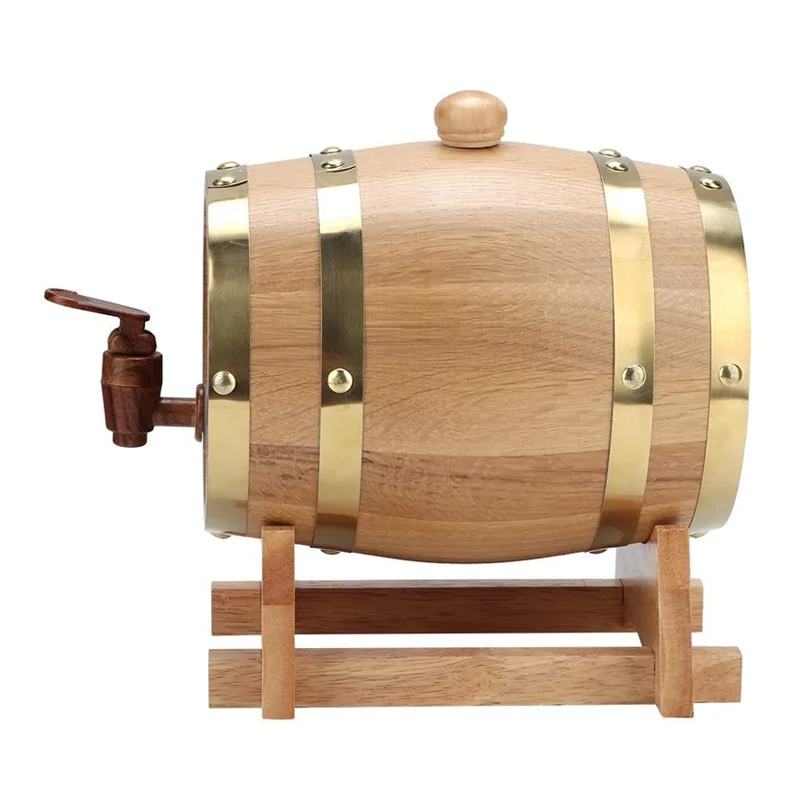 Oak Aging Barrel Charred Oak Bourbon Whiskey Barrels The Home Decor Oak Aging Barrel with Wood Stand