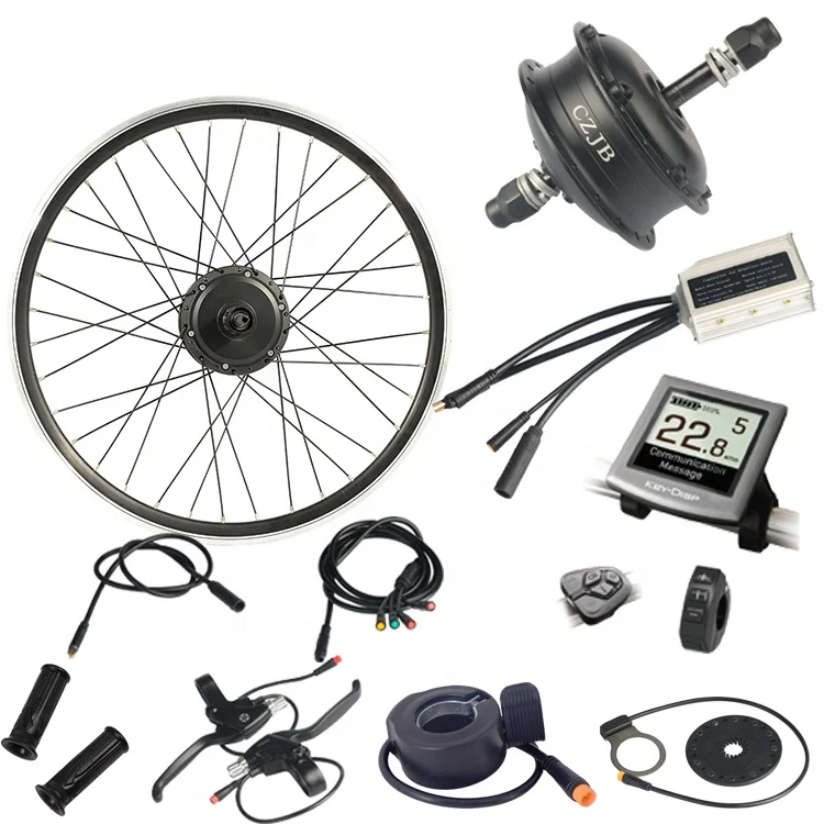 CZJB-90TQ Factory direct sale eco-friendly spoke ebike rear wheel electric bike conversion kits for electric bicycle part