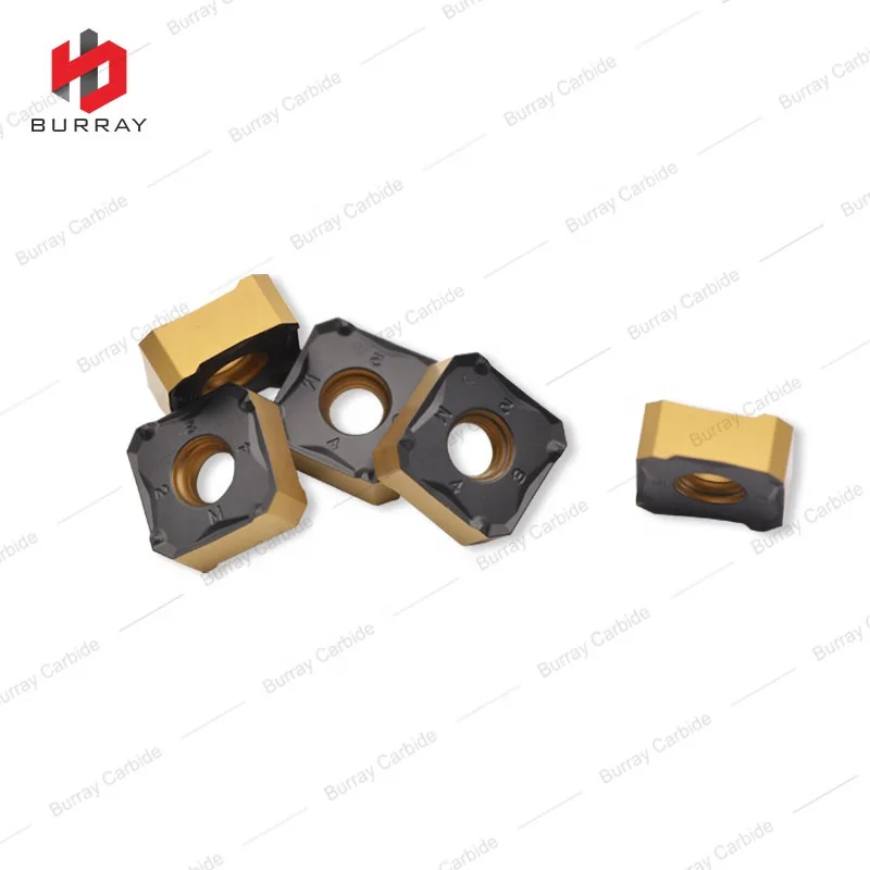 345R1305M-PM Face Milling Insert, Square Cermet Inserts with High Poductivity in Terms of Feed per Tooth and Metal Removal Rate
