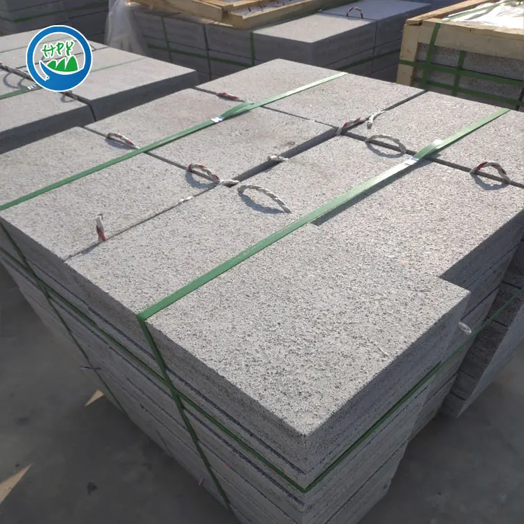 Middle Grey Granite Paving Tiles Thick Granite natural stone Paver For Floor garden and project