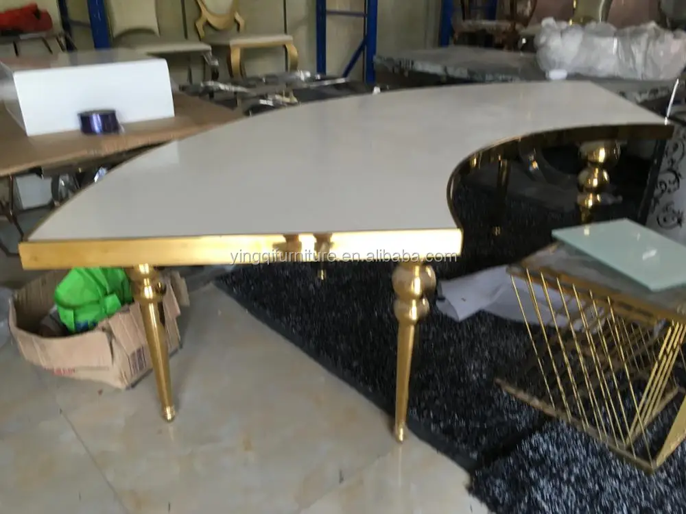 Triangle Stainless Steel Wedding Hall Dining Tables