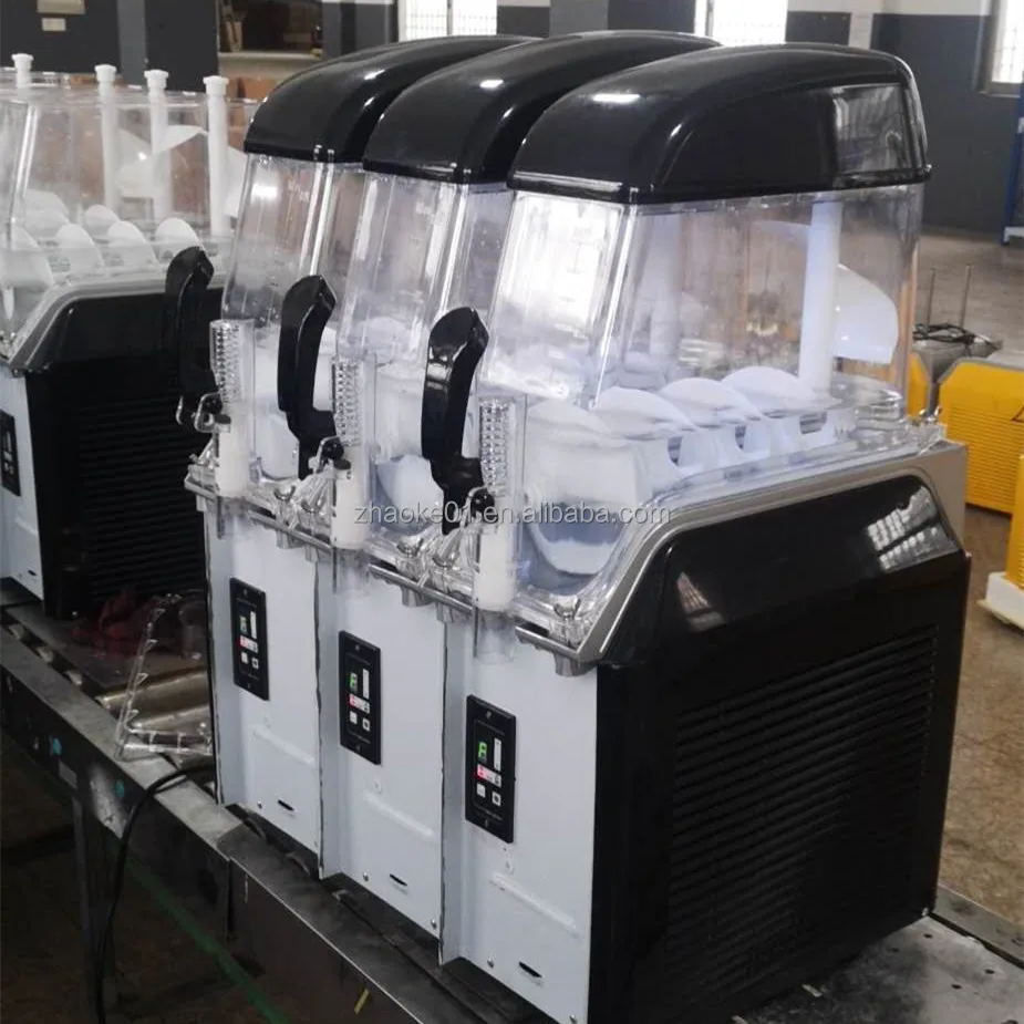 Low-priced  12-liter three-cylinder slush machine frozen beverage dispenser slush machine commercial