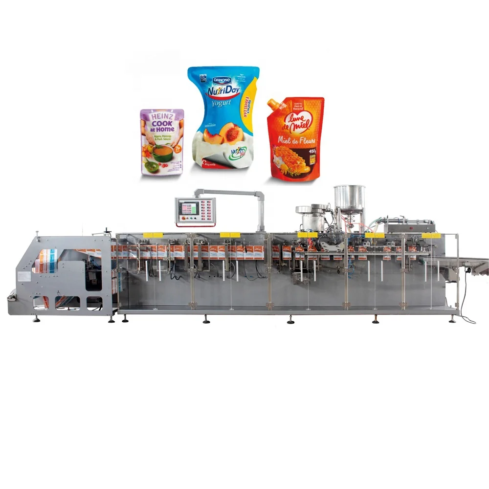 Automatic horizontal food chocolate cookie stick sugar sachet candy pouch packing machine manufacturer