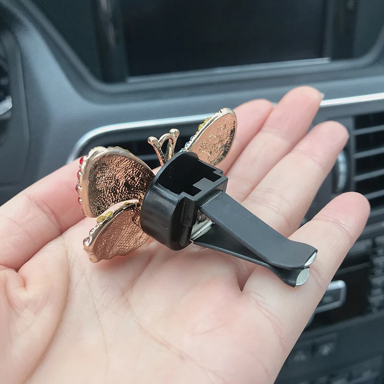 Car air conditioning air outlet perfume Color Butterfly car interior decoration deodorant female