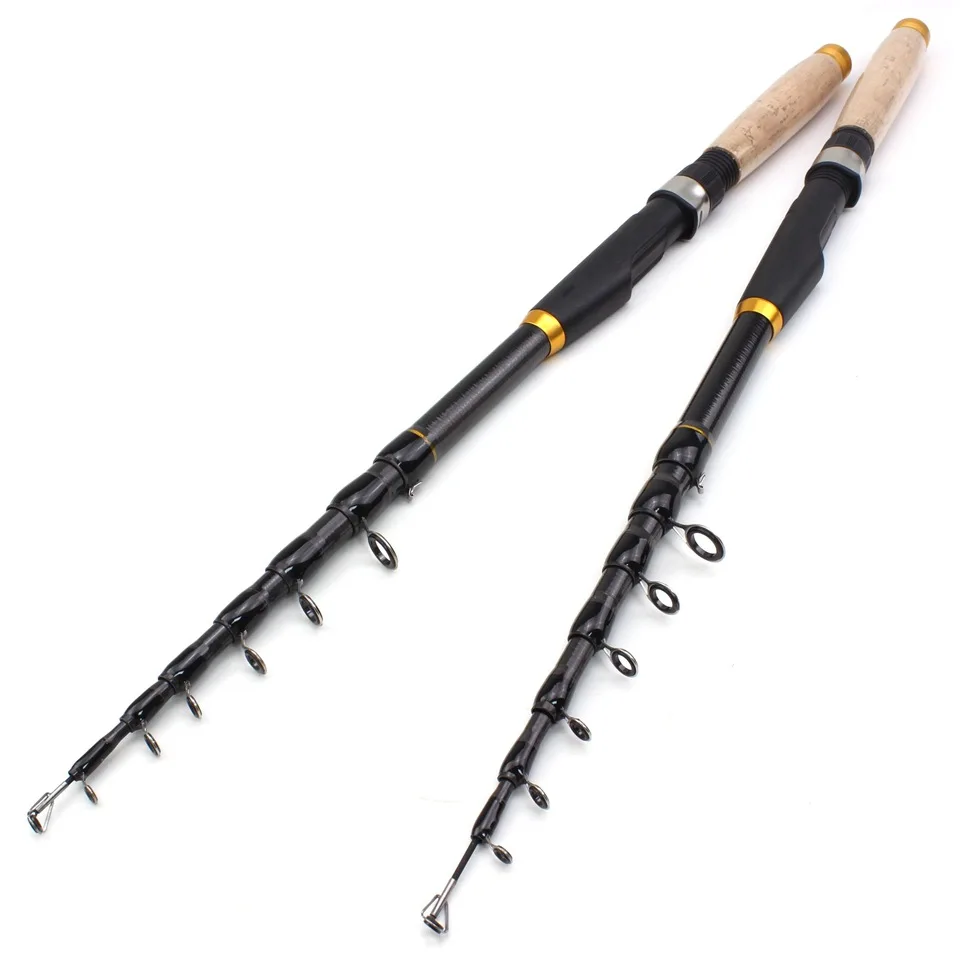 Hot selling Super short shrinkage road rod short sea rod wooden handle fishing rod Europe and the United States fishing gear
