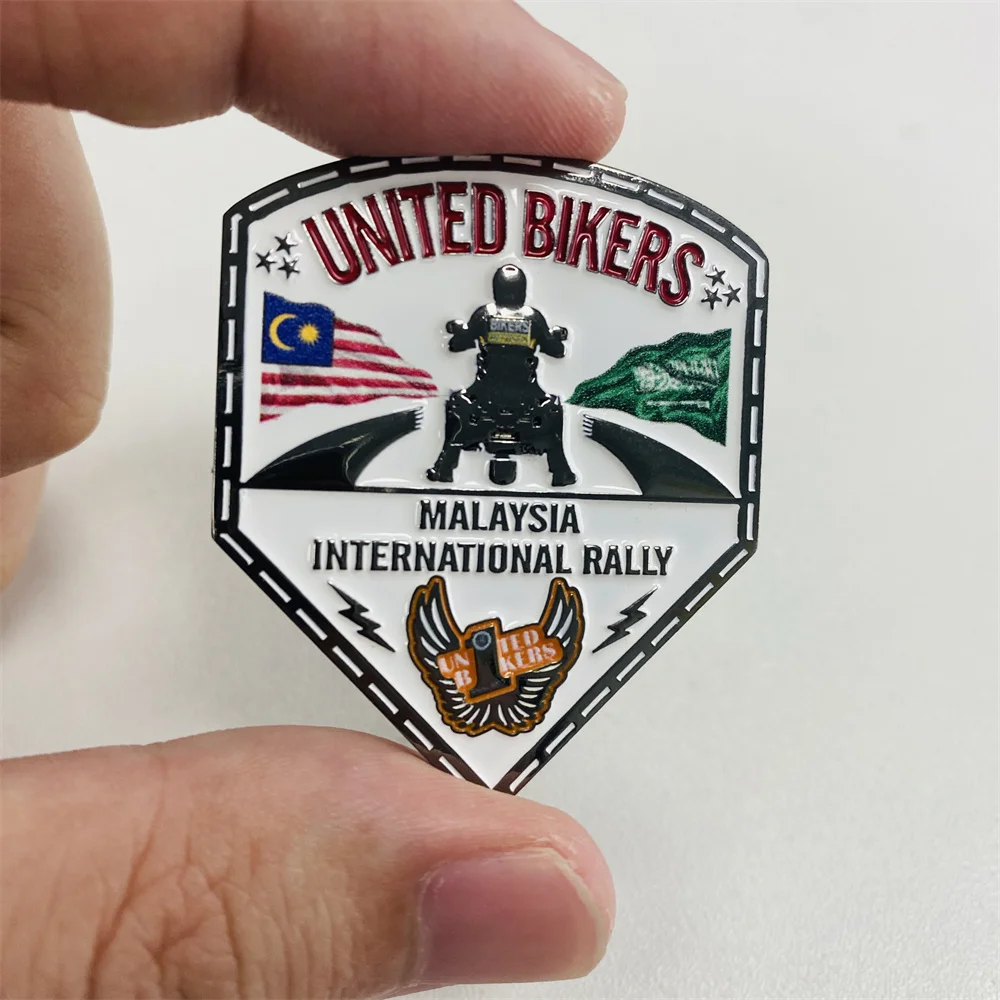 Металлические эмалевые 3D-монеты