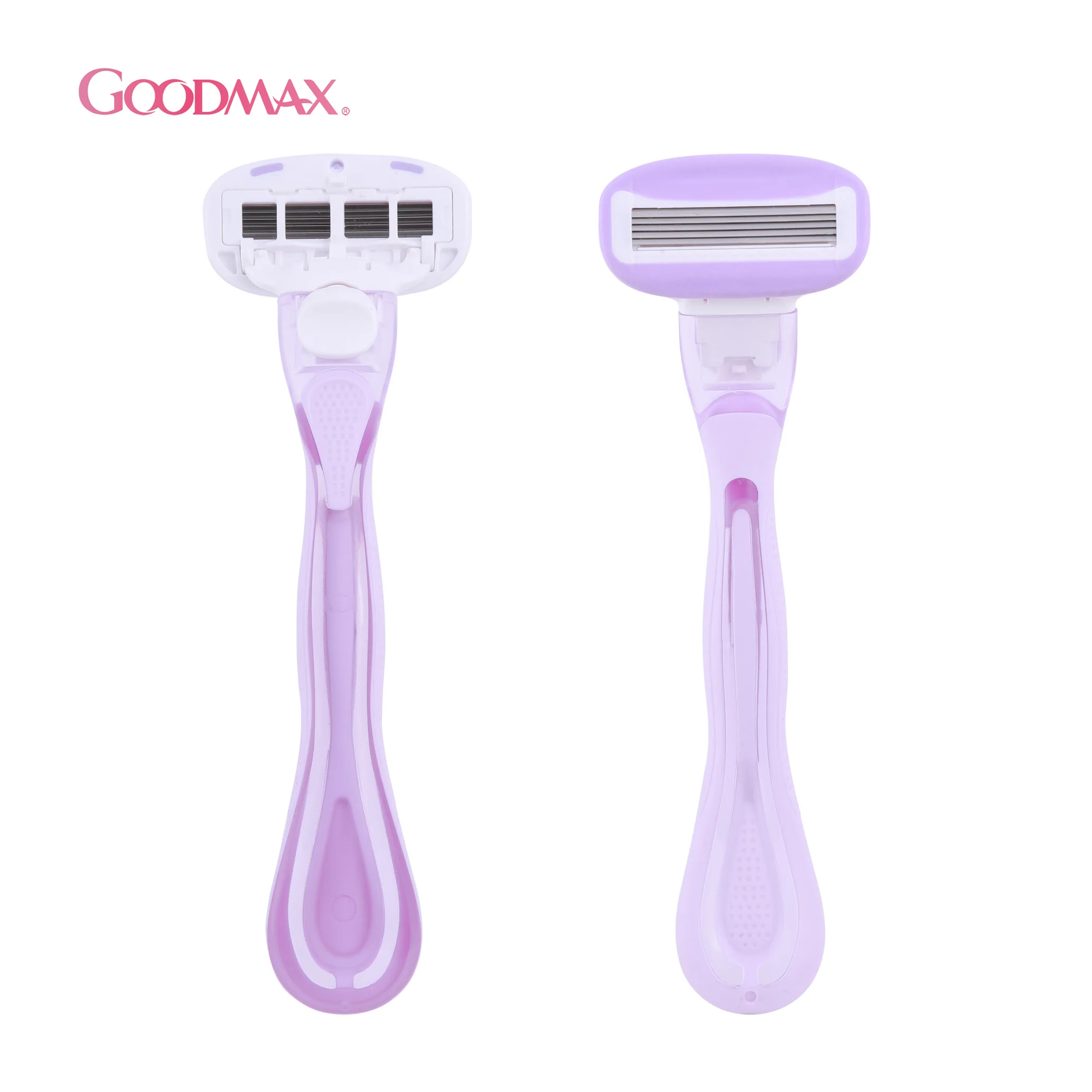 GOODMAX 5 Blades Stainless Steel Razor Body Bikini Face Shaver Painless Hair Razor for Women