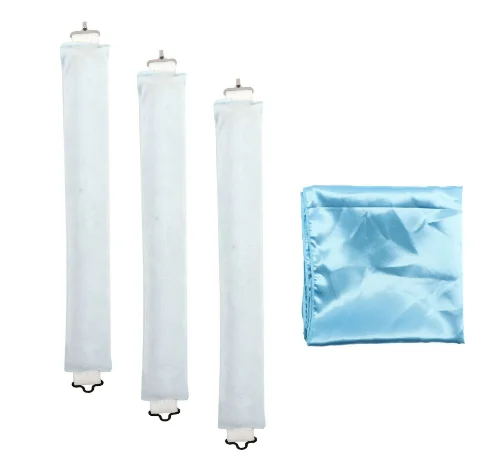 New Heatless Hair Curlers Curling Set Overnight Blowout Curls Rods No Heat Self Curling rod headband with silk scarf