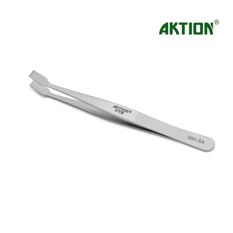 Stamp tweezers hobby Specialist stamp collectors tweezers with cranked spade ends 33A-SA 34A-SA