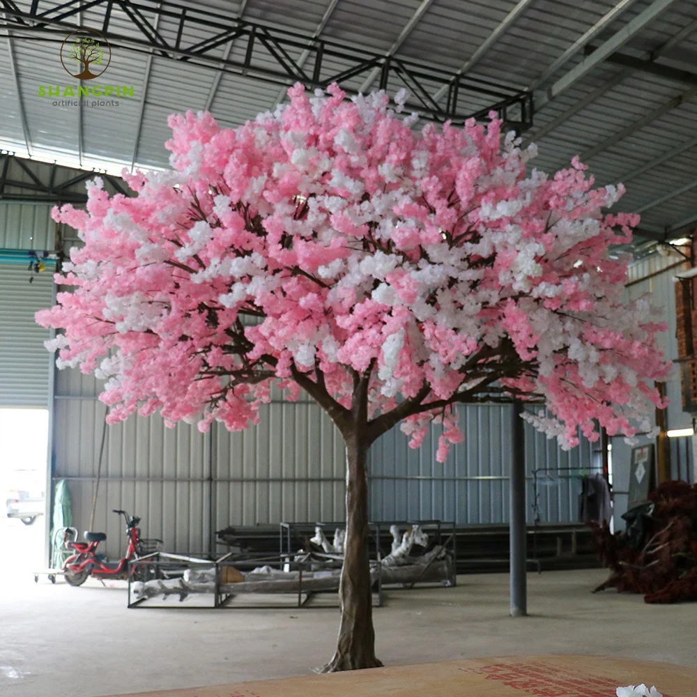 Customized Large Artificial Tree Outdoor Garden Decoration Big Tree Wedding Decoration Cherry Blossom Tree