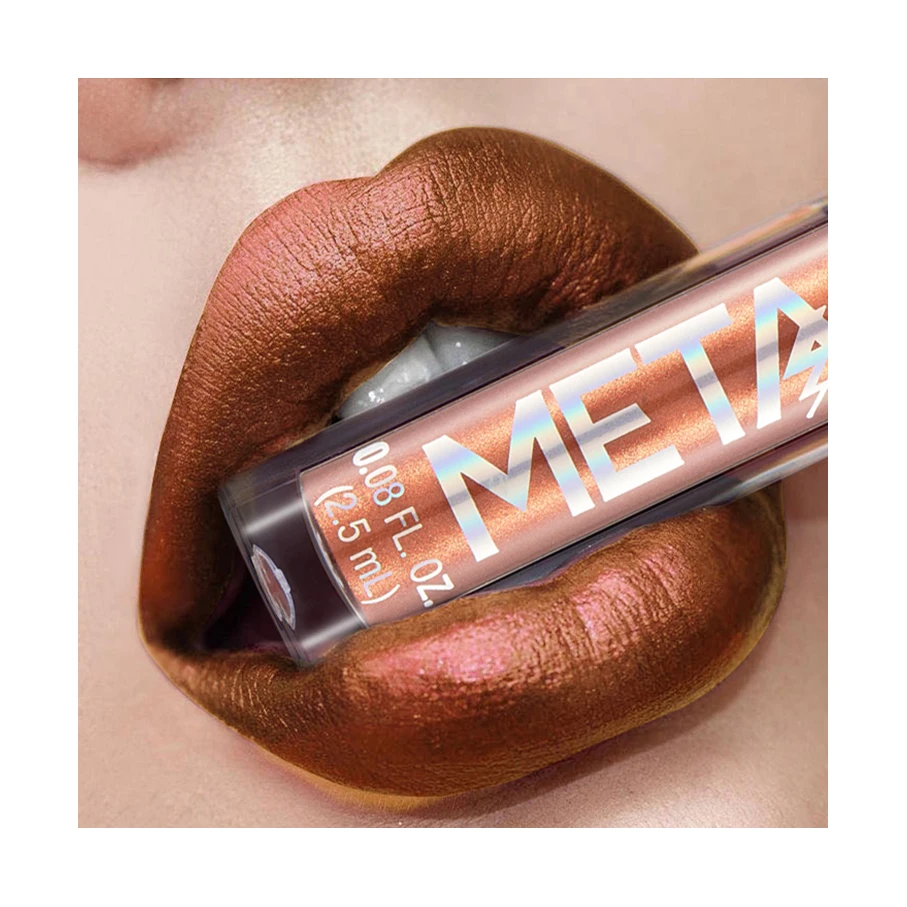 Wholesale OEM 2022 New Waterproof Custom Logo Vegan Glitter Lipstick Glossy Nude Liquid Private Label Matte lipstick