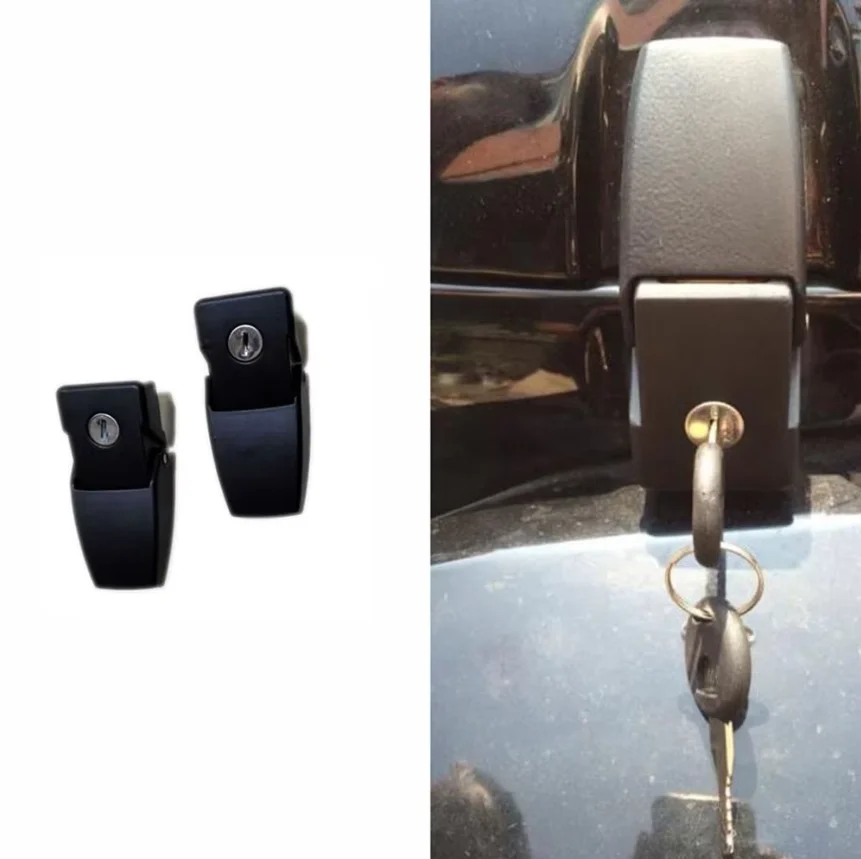 anti-theft hood latch kit for jeep for wrangler jk 07-17 engine hoods