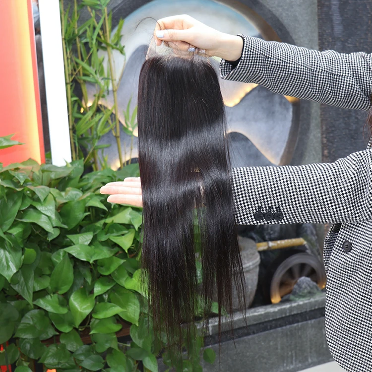 
6x6 5x5 human hair bundles with closure HD lace frontal transparent swiss lace front Remy Raw virgin cuticle aligned wholesale 