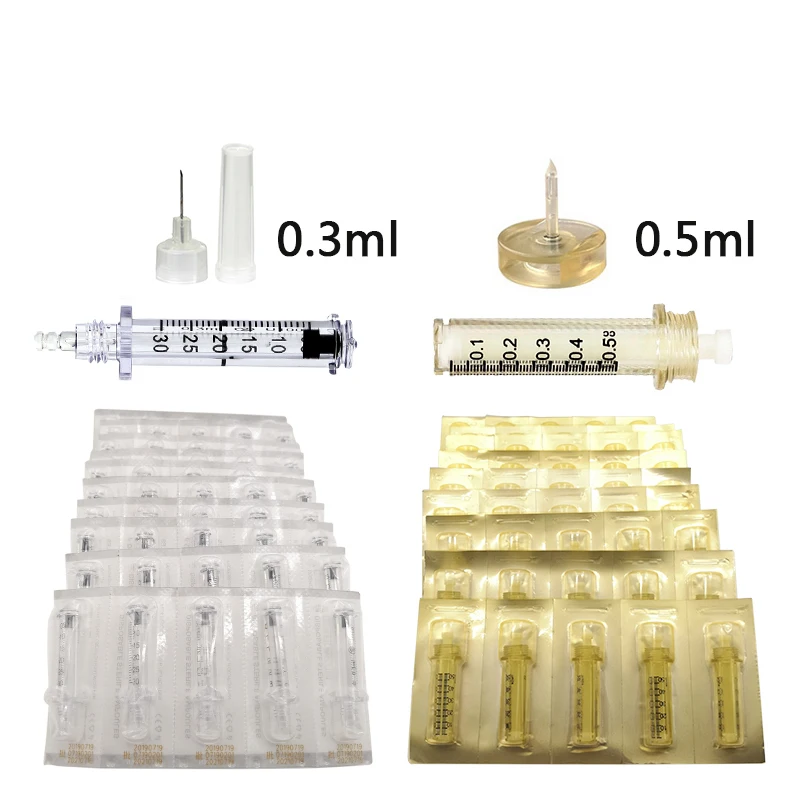 High pressure lip filler 0.3ml 0.5ml hyaluronic acid injection gun / hyaluronic ampule / Tip Converter