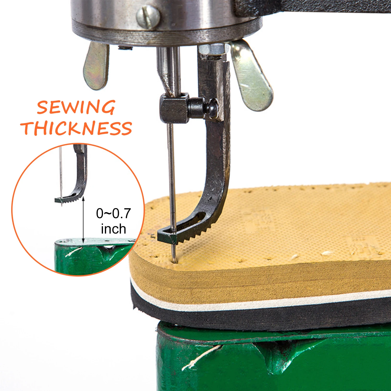 Ручная швейная машина для кожи, ручная машина для шитья обуви, швейная машина для ремонта швов, швейная машина с двойной хлопковой нейлоновой нитью