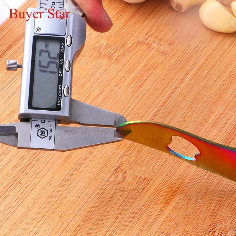 Buyer Star Kitchen Gadget Stainless steel Arc Manual Garlic Press 2 in 1 Bottle Opener Garlic Press