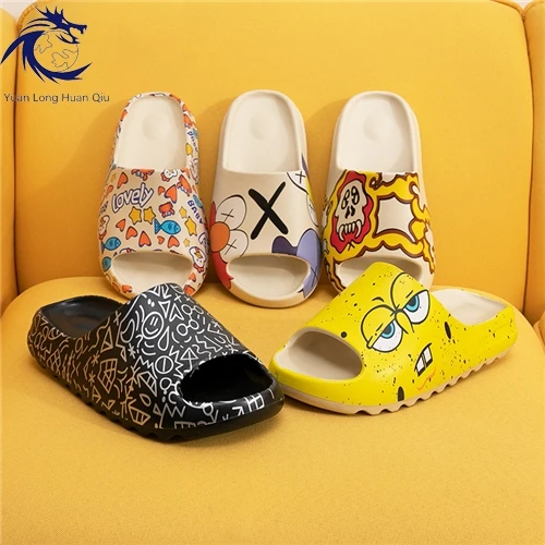 UTUNE High Quality Custom Women Slides Slipper Slides For Men Casual Shoes With LOGO Home Slipper  Slides