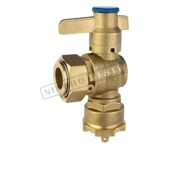 BWVA ISO certification good market water meter lock valve with key
