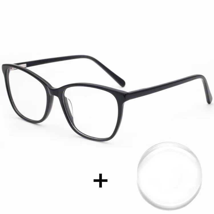 Готовые оптические очки по рецепту с блокировкой синего света, готовые товары, модные ацетатные очки HT812