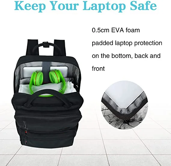 Wholesale Durable Travel Work School College Bookbags Anti Theft Rucksack USB Laptop Students Backpack Men Women