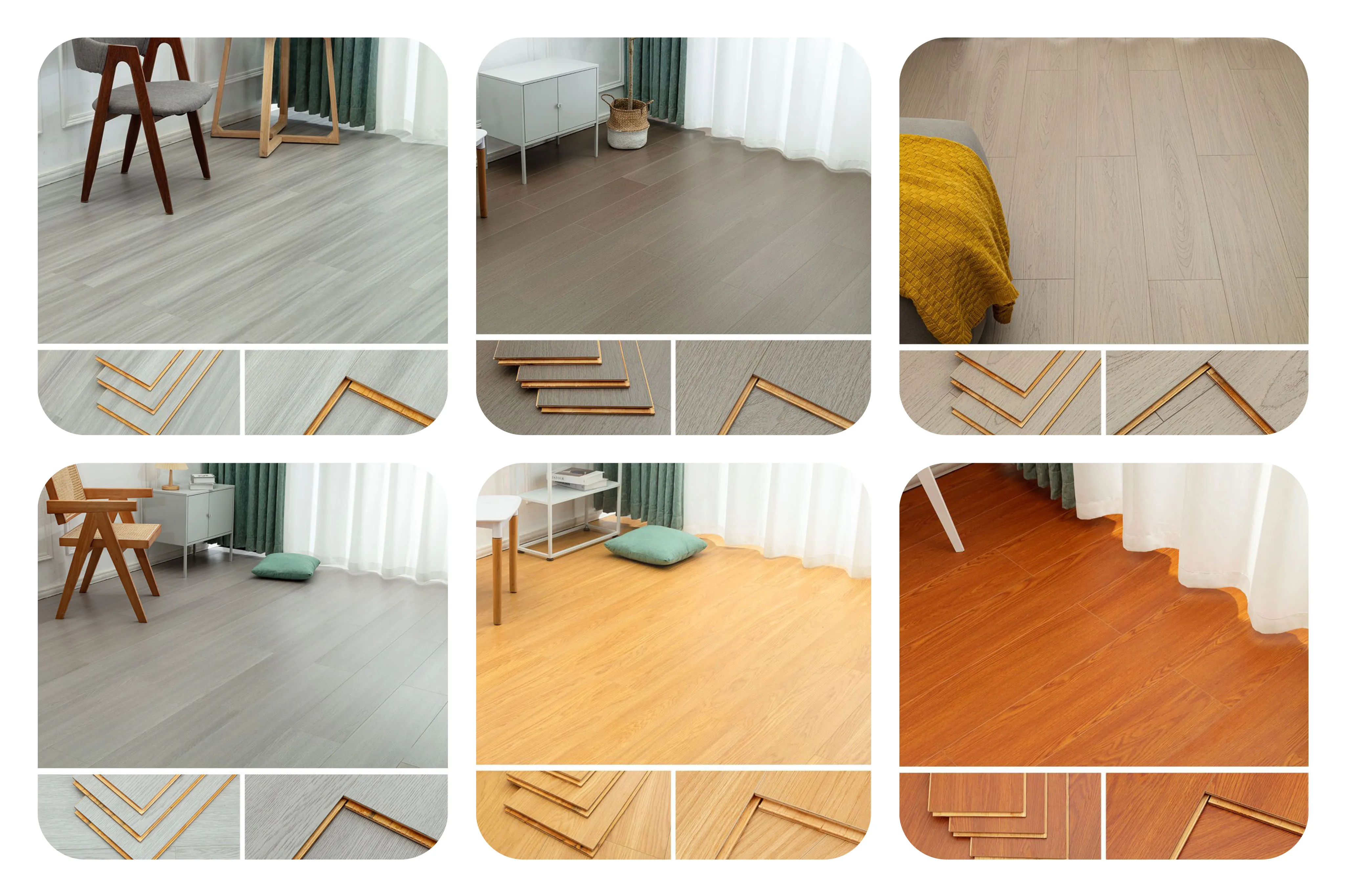 cheap 8mm 12mm  resistant  parquet  AC4 oak engineered  light luxury laminate flooring