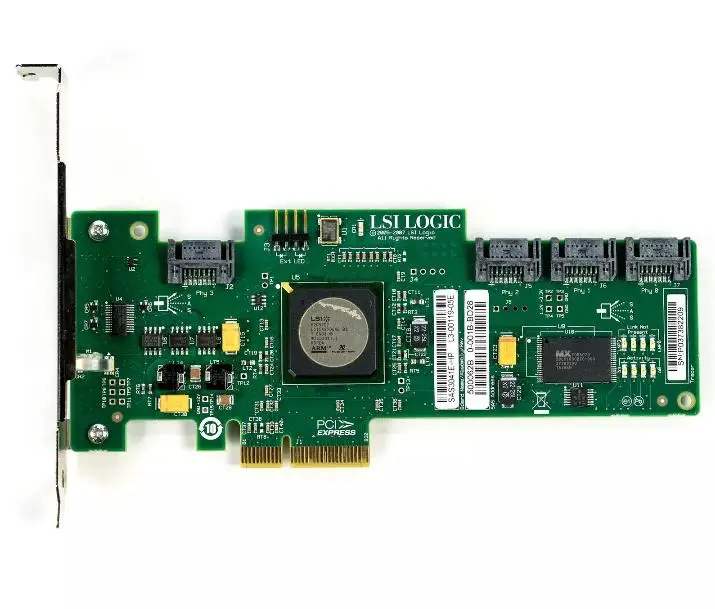HPs LSIs Logic SAS3041E-HP 4-портовый PCI-E SAS SATA RAID контроллер SAS3041E