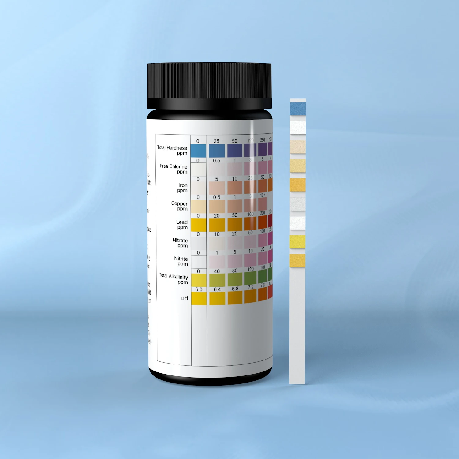 Легкая точность тестер жесткости воды дома водопроводной воды 9-way питьевой воды тест-комплект