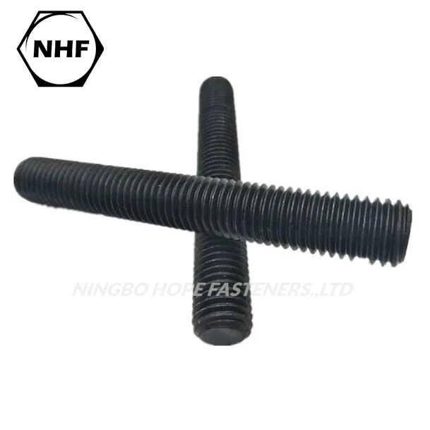 A193  B7 thread bar and A194-2H heavy hex nuts, Black,Fasteners Manufacturers