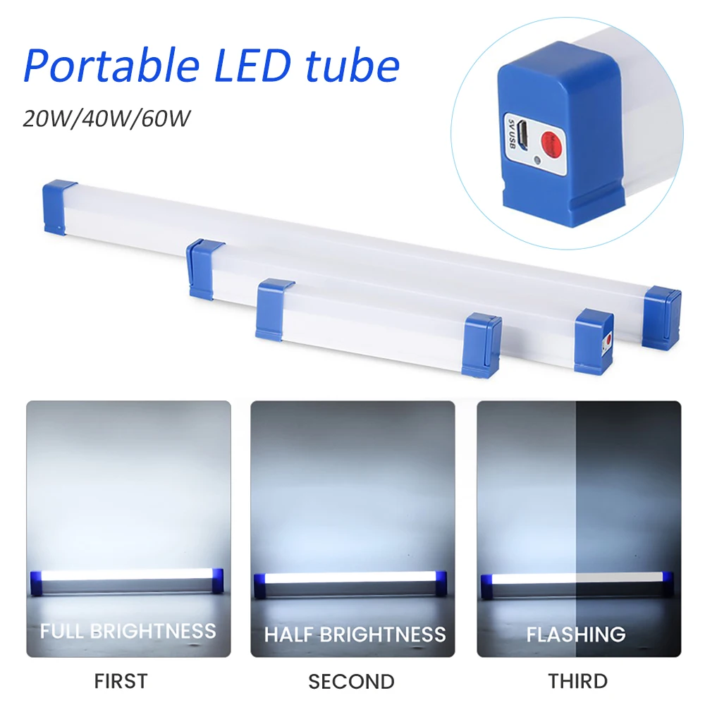 USB-фонарь для зарядки, 17 см, 20 Вт, 5 В