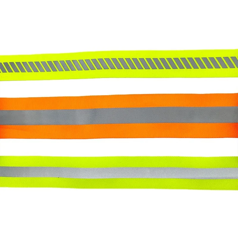 China Wholesale High Durability Sustainable1Mm Nylon Spandex Woven Reflective Pet Webbing Strap In Stock