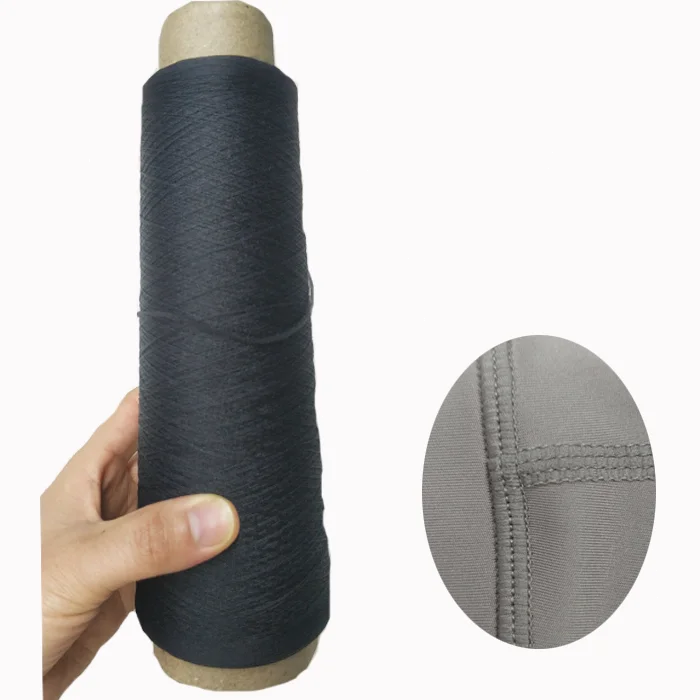 Аксессуары для обработки спортивной одежды 100D Блокировка высокоэластичная нейлоновая пряжа фабричная стрейч 4 иглы 6 ниток швейная нить
