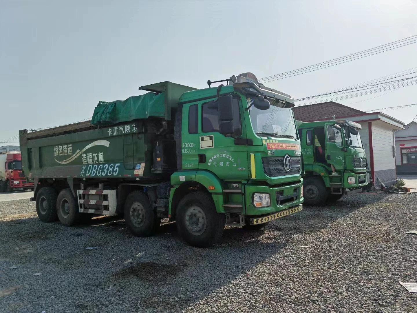 Hot sales in 2022 Shaanxi Automobile used dump truck Delong new M3000 350hp 6x4 Weichai 5.6m used city construction dump truck