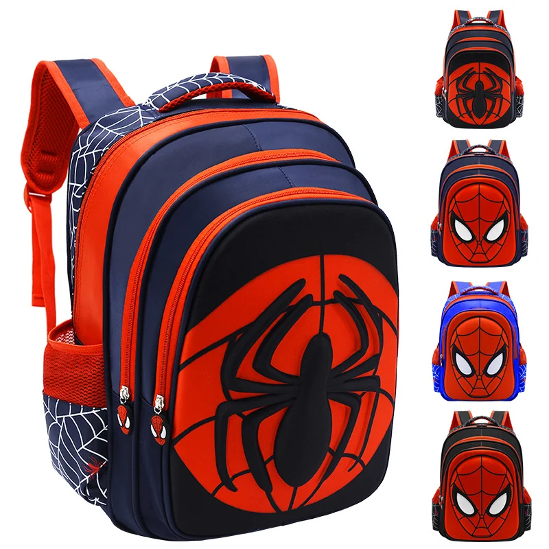 Cute cartoon pattern waterproof neutral boys and girls backpack elementary school children backpack 3D hard shell