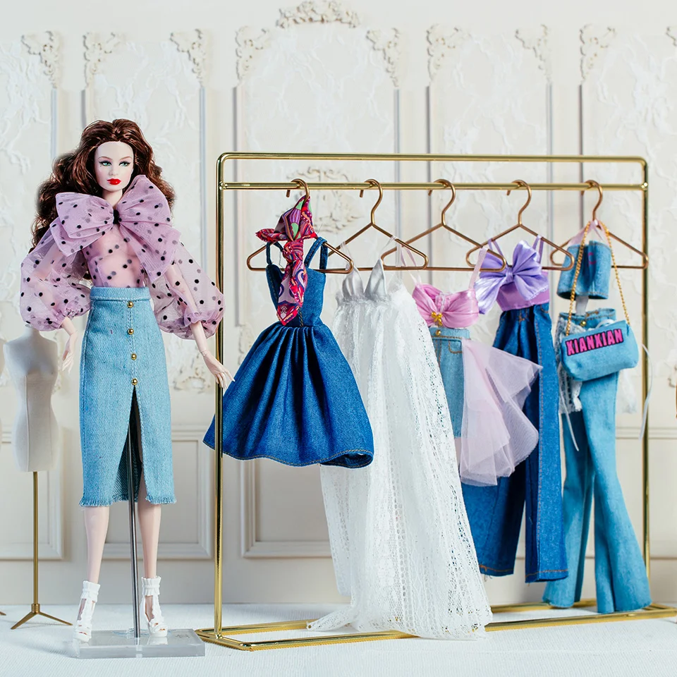 Hot Selling Summer 30cm Beautiful Doll Clothes Cool Girls Ready to Ship for Festival Gifts