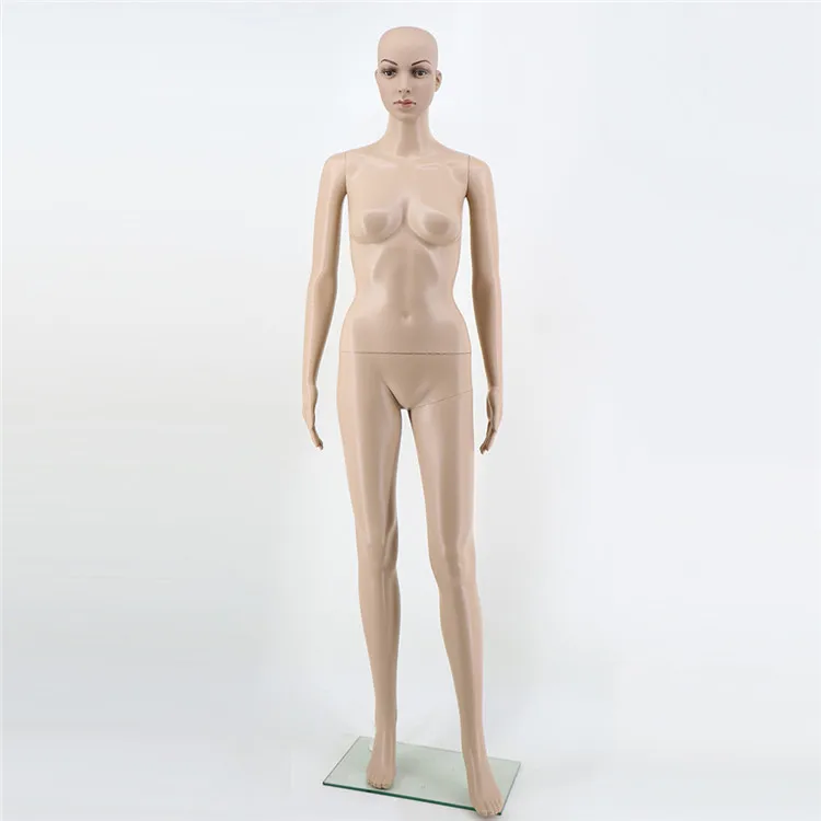 Good quality cheap clothes store full body sexy skin color woman dummy mannequin for sale