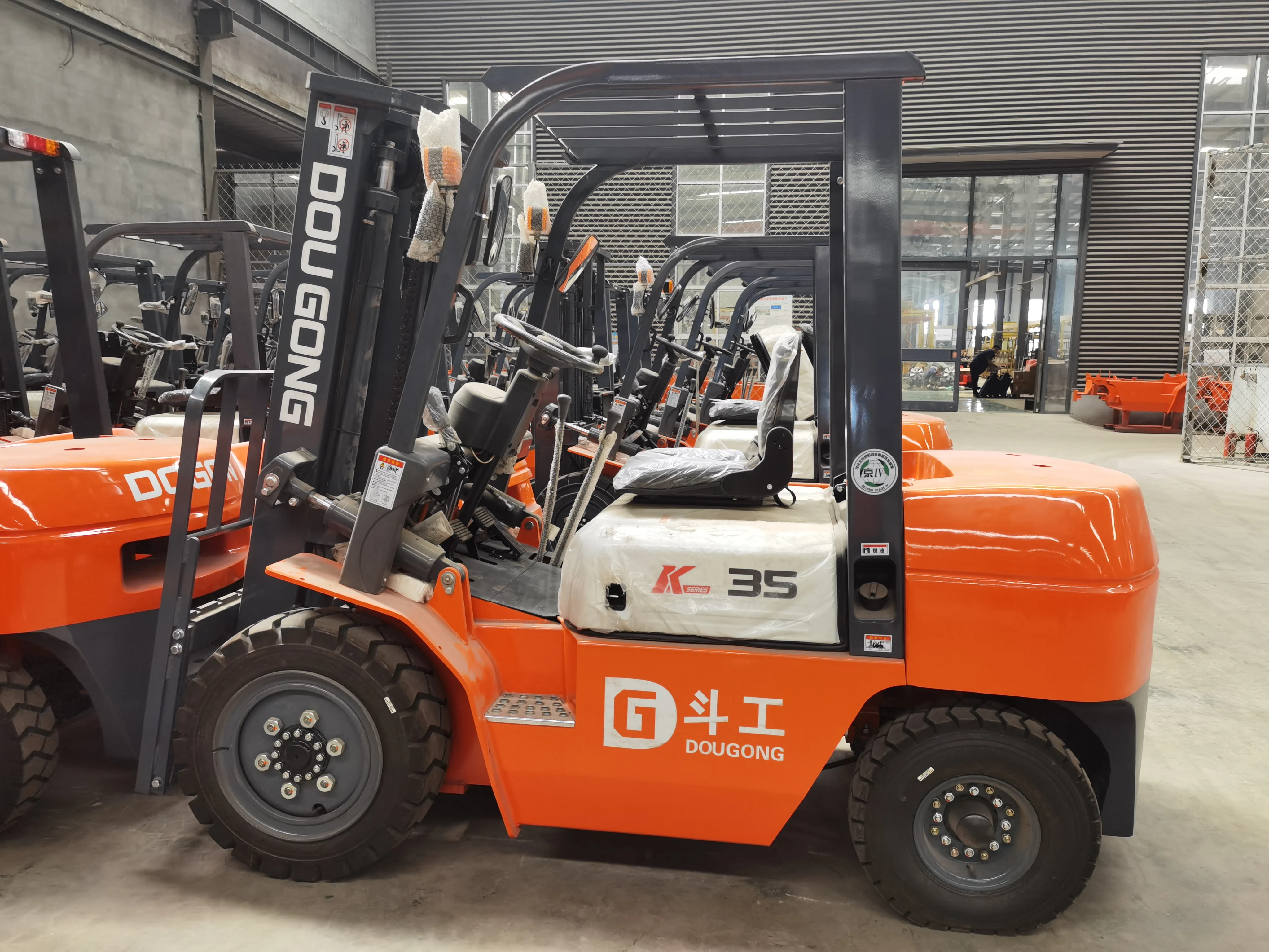 CE Certificate 3 Ton Cargo Transportation Electric Diesel Forklift Electric Stacker