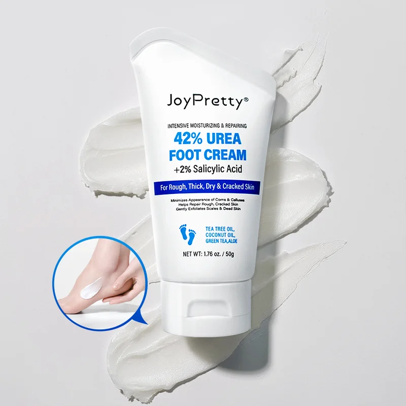 JoyPretty foot cream urea Private label organic 40% Urea Foot Repair Cream Cracked Heels Dead Skin Removal Moisturizing