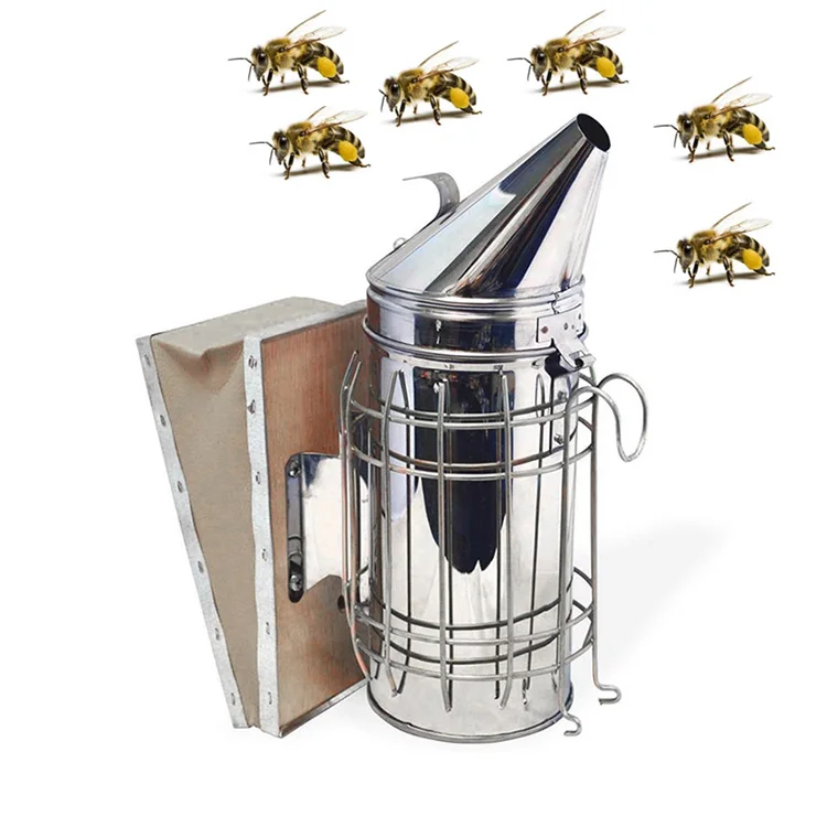 Beekeeping Supplies Bee Hive Tools Stainless Steel Bee Hive Smoker